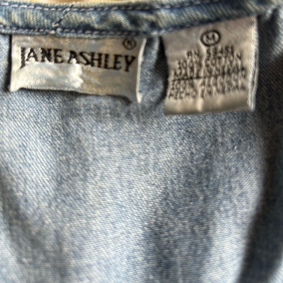 90s vintage denim dress with pockets - Picture 4 of 4